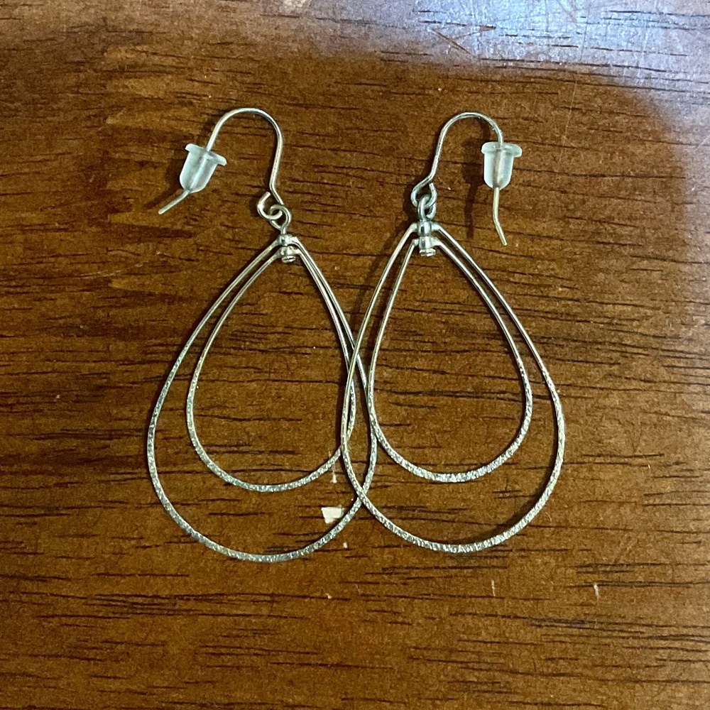 Double hoop earrings